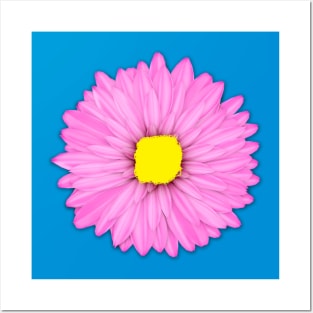 Daisy Pink Yellow Sunflower T-Shirt/tee Posters and Art